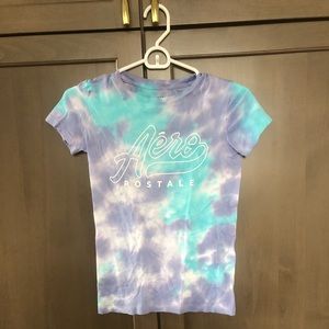 Purple/blue tie dye Aeropostale t-shirt